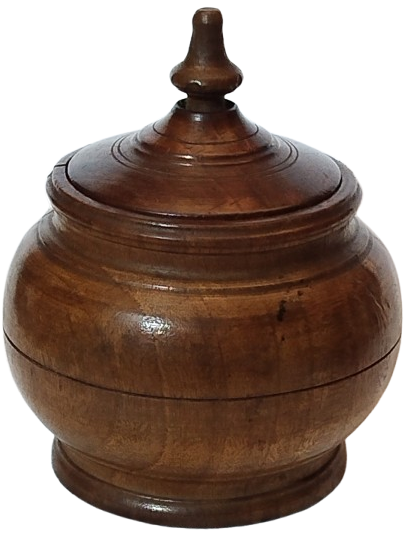 TEKKE İSİ KAHVE KABI KAPAKLI TUTMA YERİ FARKLI MEVLEVİ SİKKE FORMDA