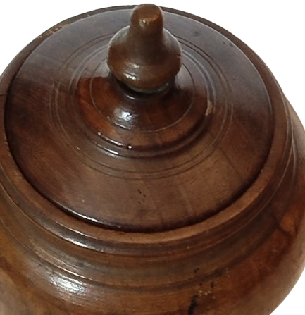 TEKKE İSİ KAHVE KABI KAPAKLI TUTMA YERİ FARKLI MEVLEVİ SİKKE FORMDA