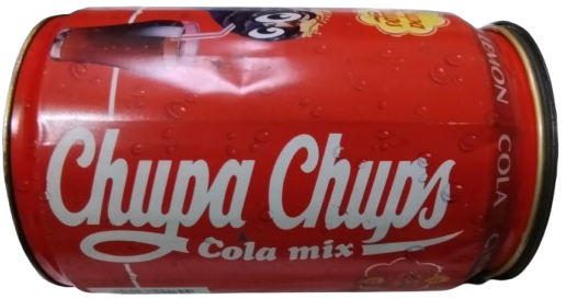 1997 CHUPA CHUPS COLA MİX TENEKE KAPAKLI SEKER KUTUSU