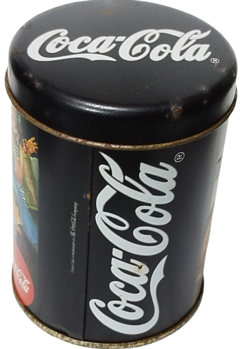 COCA COLA  KAPAKLI TENEKE KUTU PARTİ GÖRSELLİ