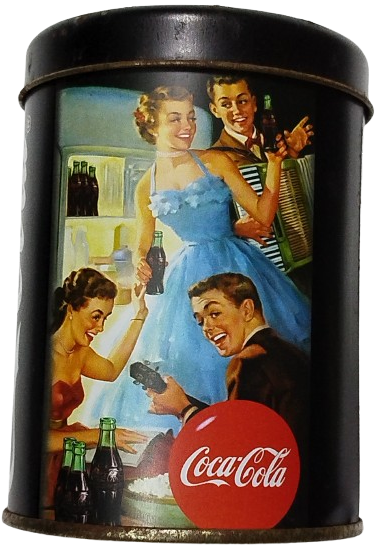 COCA COLA  KAPAKLI TENEKE KUTU PARTİ GÖRSELLİ