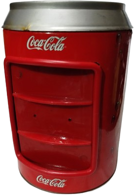 1970 COCA COLA PECETELİK MASA ÜZERİ PLASTİK KIRMIZI RENKDE