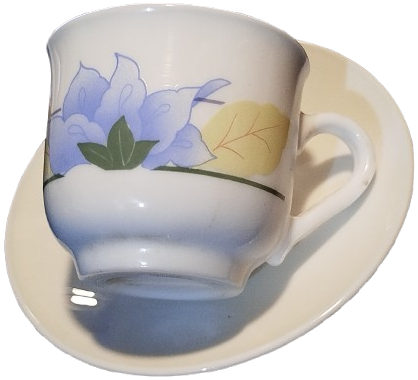 ARCOPAL SUT BEYAZ ÜZERİ CİCEK DESENLİ KAHVE TAKIMI FIRANSIZ 12 PARCA