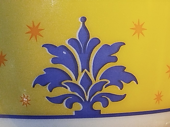 ARCOPAL SUT BEYAZ ÜZERİ SARI LACİVER CİCEK DESENLİ CAY SUT NESKAFE TAKIMI FIRANSIZ 12 PARCA