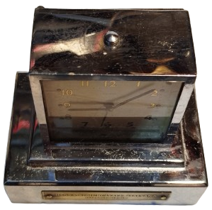 1930 BANKA KOMERCİYALE İTALYANA İSTANBUL İZMİR BANKASI  SAATLİ KUMBARA 