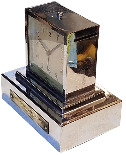 1930 BANKA KOMERCİYALE İTALYANA İSTANBUL İZMİR BANKASI  SAATLİ KUMBARA 