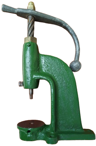 1940 MEKANİK DEMİR DOKUM EL CEVİRMELİ CIT CIT PERCİN CAKMA MAKİNASI