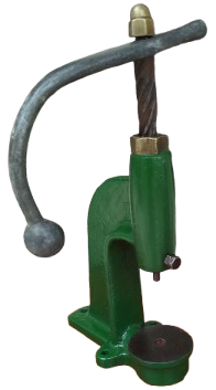 1940 MEKANİK DEMİR DOKUM EL CEVİRMELİ CIT CIT PERCİN CAKMA MAKİNASI