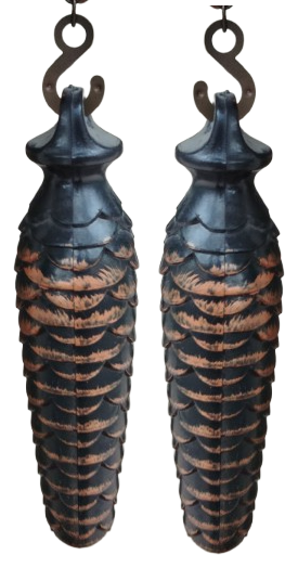 GUGUKLU KARA ORMAN EVİ SAAT QUARZT MAKİNE ISIK SENSORU FARKLI ZİL SESLERİ