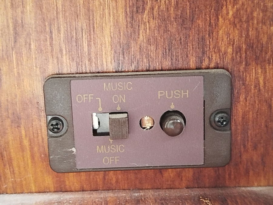 GUGUKLU KARA ORMAN EVİ SAAT QUARZT MAKİNE ISIK SENSORU FARKLI ZİL SESLERİ