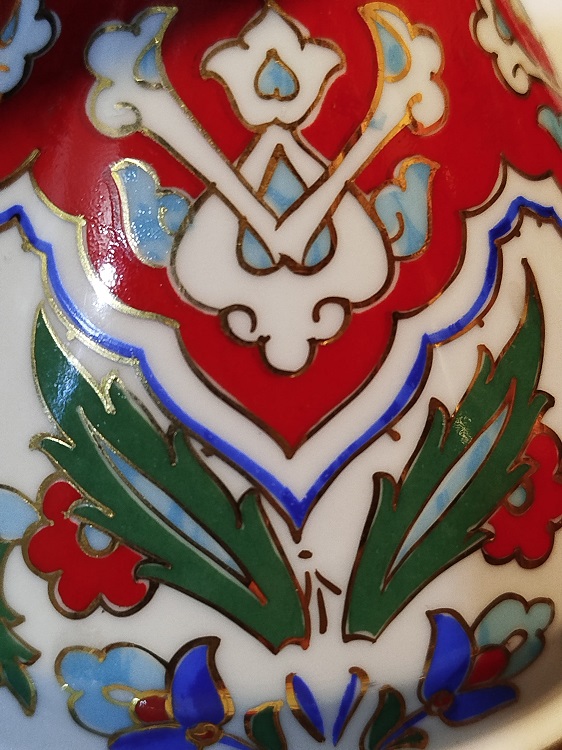 KUTAHYA PORSELEN BAVERİA STYLE PORZELLAN HAVAN SAMDAN TAMAMEN EL YAPIM SANATCI İMZALI