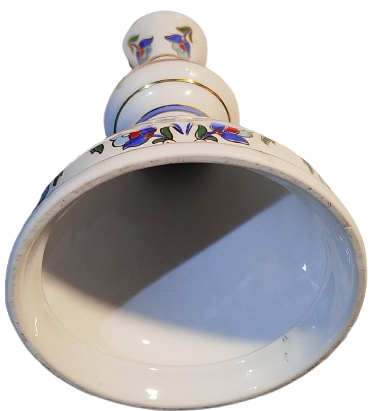 KUTAHYA PORSELEN BAVERİA STYLE PORZELLAN HAVAN SAMDAN TAMAMEN EL YAPIM SANATCI İMZALI