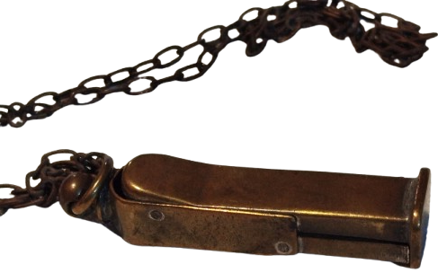 OSMANLI  PİRİNC MEKANIK KATLAMALI EL YAPIM MUHUR