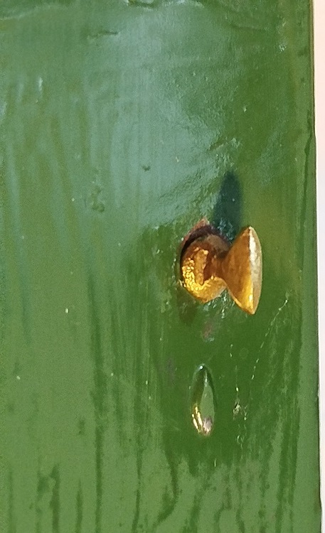 TÜRKİYE VAKIFLAR BANKASI METAL KASA METAL YESİL KUMBARA