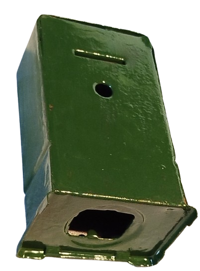 TÜRKİYE VAKIFLAR BANKASI METAL KASA METAL YESİL KUMBARA