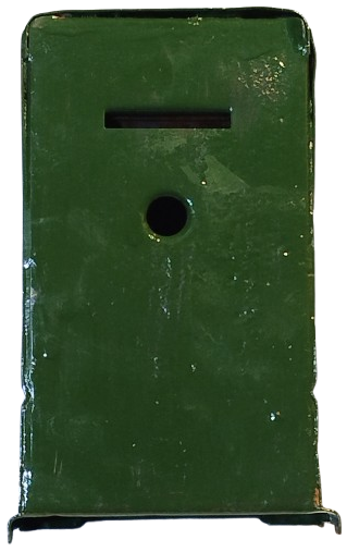 TÜRKİYE VAKIFLAR BANKASI METAL KASA METAL YESİL KUMBARA