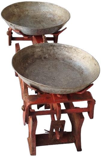 1960 KÜLELİ OTURAK DOKUM TERAZİ EL DOGME BAKIR İŞLEMELİ KEFELİ 1 KİLOLUK AKTAR TARTISI