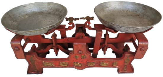 1960 KÜLELİ OTURAK DOKUM TERAZİ EL DOGME BAKIR İŞLEMELİ KEFELİ 1 KİLOLUK AKTAR TARTISI