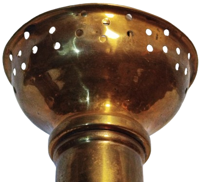 OSMANLI PİRİNC YAYLI ASANSORLU SAMDAN MUMUN AYNI SEVİYEDE YANMASINI SAGLAR