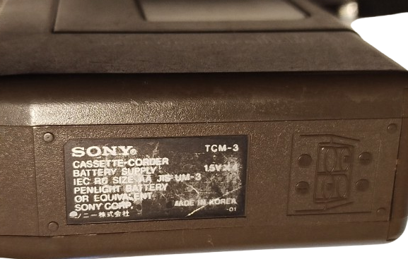 1970 SONY CASSETTE CORDER TCM 3  WALKMAN   KAYITLI VOLKMEN KASET CALAR 