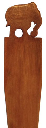 AHSAP EL YAPIMI ZARF ACACAGI UST KISMI UGUR İCİN TASARLANMIS FİL FİGURLU