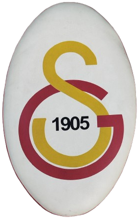 GALATASARAY GS LOGOLU PUF TABURE SARI KIRMIZI RENKLERLE  DÖSELİ 
