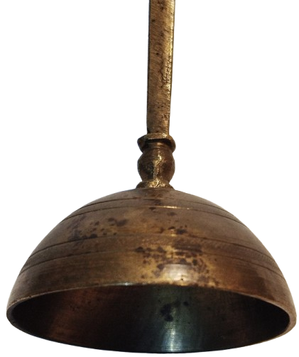 OSMANLI SULEYMANİYE İŞİ BRONZDAN ELDE YAPILMIS SİLİNDİR HAMUR KESME ALETİ