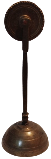 OSMANLI SULEYMANİYE İŞİ BRONZDAN ELDE YAPILMIS SİLİNDİR HAMUR KESME ALETİ