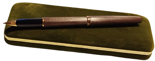 1960 WATERMAN ALTIN UCLU KUTUSUNDA POMPALI DOLMA KALEM KAHVERENGİ FRANCE