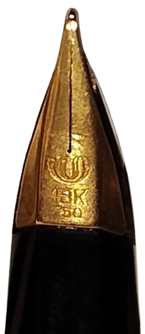 1960 WATERMAN ALTIN UCLU KUTUSUNDA POMPALI DOLMA KALEM KAHVERENGİ FRANCE