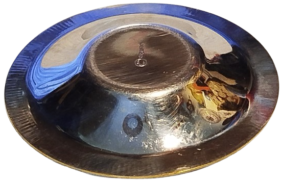 6 ADET JUMBO VENÜS KENARLAR FIRFIRLI ALTIN KAPLAMA KROMCELİK CAY TABAGI TAKIMI 