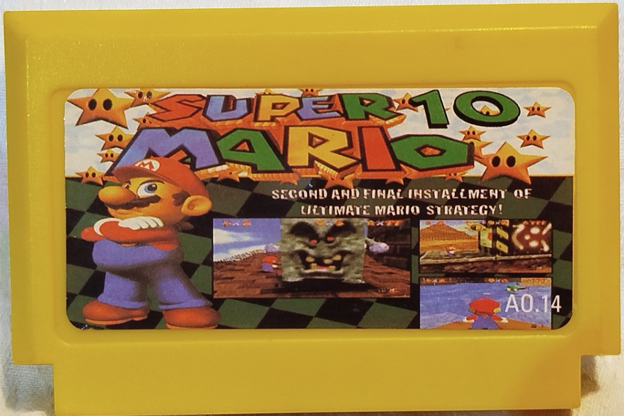  SUPER MARIO 10 ATARİ OYUN KASETİ REMARKS MADE IN JAPAN GAME STAR SUPER TV GAMES