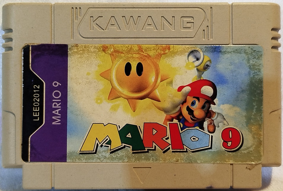 SUPER MARIO 9 ATARİ OYUN KASETİ.KAWANE MADE IN JAPAN GAME STAR SUPER TV GAMES