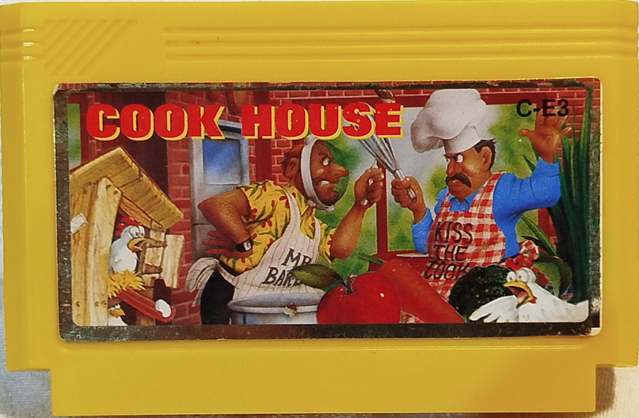 COOK HOUSE C-E3 ATARİ  OYUN KASETİ MADE IN JAPAN GAME STAR SUPER TV GAMES