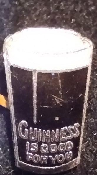 GUINNESS EXTRA STOUT DUBLİN AND LONDON GUINNESS IS GOOD FORYOU METAL MİNELİ KOL DUGMESİ