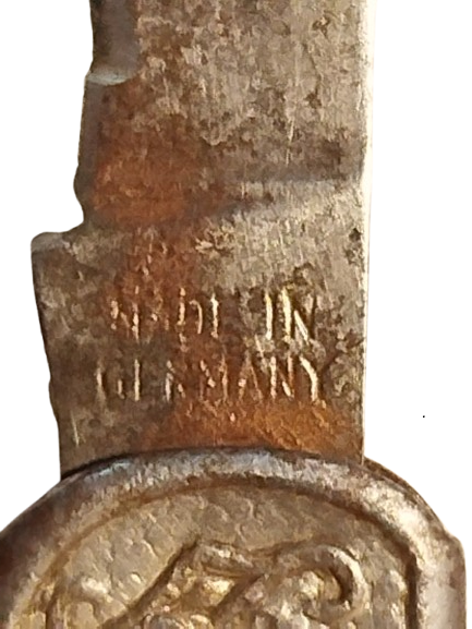 1910 SOLİNGEN ELASİ  CİFT UCLU CAKI VE TİRBUSON ÜCLU FOKSİYONLU MADE İN GERMANY