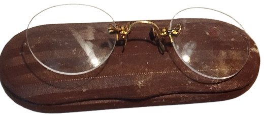 ALTIN MEKANIKLI GOZLUK  BURUNA KISTIRILARAK TAKILAN ARİSTOKRAT GOZLUK