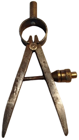 OSMANLI CELİK VE BRONZ PARCALARDAN  TAMAMI EL YAPIM USTA İŞİ MÜHENDİSLİK MİMARLIK ÖLCÜMLERDE KULLANILAN PERGEL