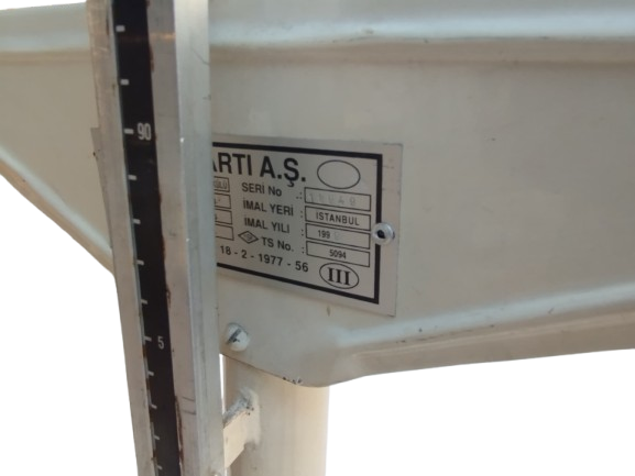 NAN İNSAN BASKUL YERLİ ECZANE TARTI BOY ÖLCEK TERAZİ SERİ NUMARALI NAN MARKA METAL MEKANİK 