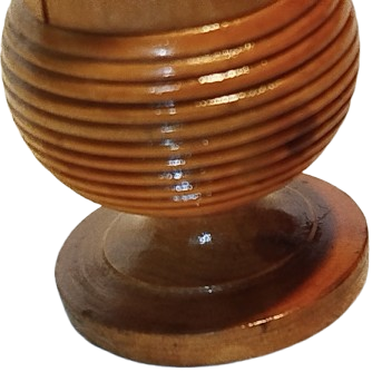 OSMANLI DÖNEMİ MESE PALMUDU İCİNDE SAKLANAN MİSKİ AMBER KUTUSU GUL AGACI