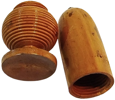 OSMANLI DÖNEMİ MESE PALMUDU İCİNDE SAKLANAN MİSKİ AMBER KUTUSU GUL AGACI