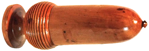 OSMANLI DÖNEMİ MESE PALMUDU İCİNDE SAKLANAN MİSKİ AMBER KUTUSU GUL AGACI