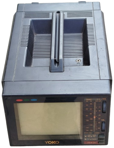 YOKO YCT 500 CALOR TV  AM FM RADIO VHF UHF TV RENKLİ 14 EKRAN CEYERANLI PİLLİ 