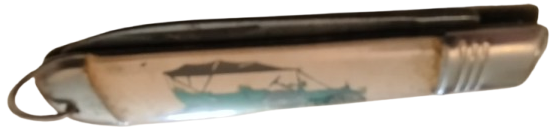 1960 CONTENTO MADE IN GERMANY DAİMLER BENZ 1910 MERCEDEZ CELİK CAKI UZERİ SEDEF