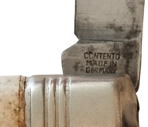 1960 CONTENTO MADE IN GERMANY DAİMLER BENZ 1910 MERCEDEZ CELİK CAKI UZERİ SEDEF