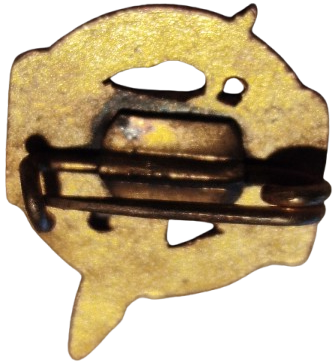 1960 GAZETECİLER CEMİYETİ YAKA  ROZET SICAK MİNELİ TURK BAYRAGI VE TUY DİVİT  KALEMLİ