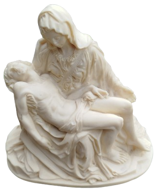 1972 MERYEM ANA KUCAGINDA HZ İSA YATMAKDA MERMER KAİDE UZERİNDE EL YAPIM İTALYAN