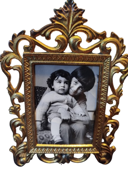 PİRİNC DOKUM İTALYAN AYAKLI İŞLEMELİ CERCEVE 