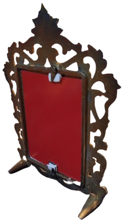 PİRİNC DOKUM İTALYAN AYAKLI İŞLEMELİ CERCEVE 