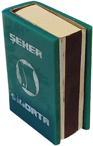 SEKER SİGORTA REKLAMLI KİBRİTLİK YESİL POLİKARBONDAN